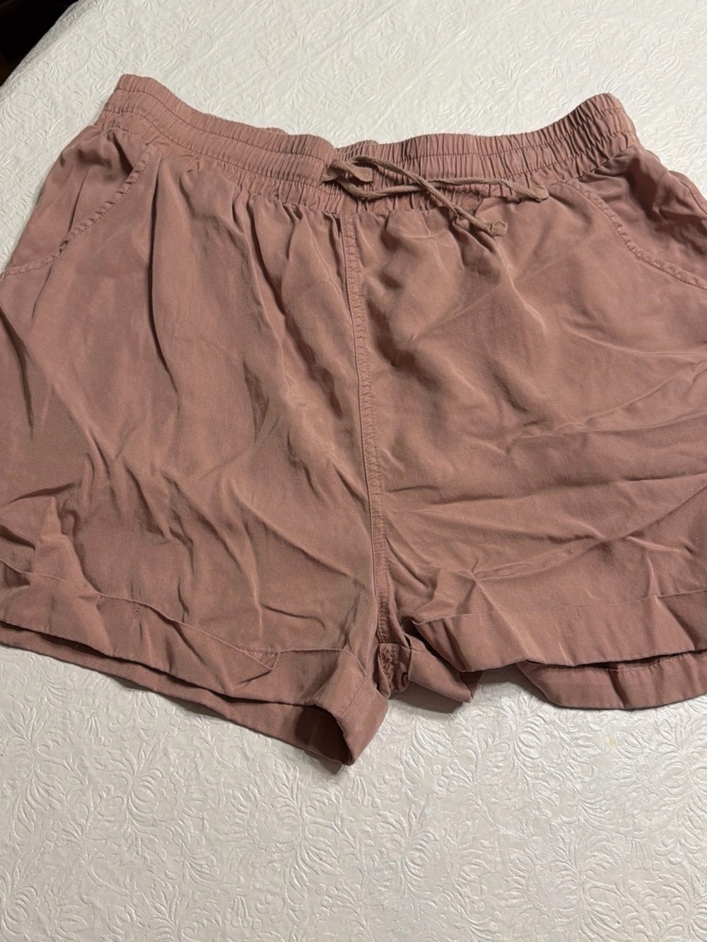 Universal Thread High-Waist Drawstring Shorts - Dusty Rose